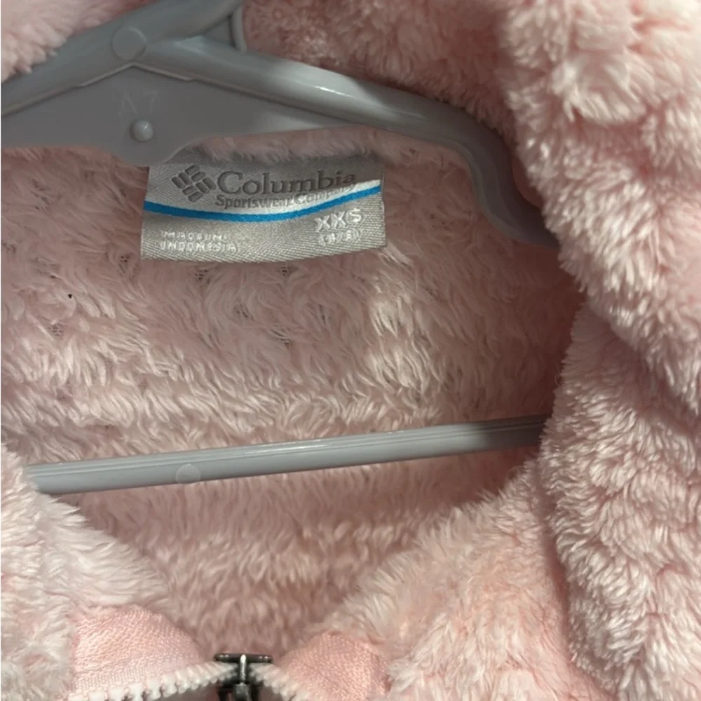 Columbia Soft Pink Fleece Jacket